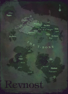 Revnost dark purple post apocalyptic map