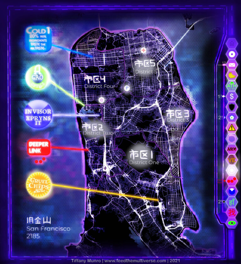 San Francisco – 2185 Carbon Best Cyberpunk Map