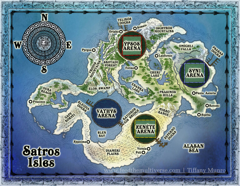 Pandora Satros Isles Mermaid Arena map Greek themed