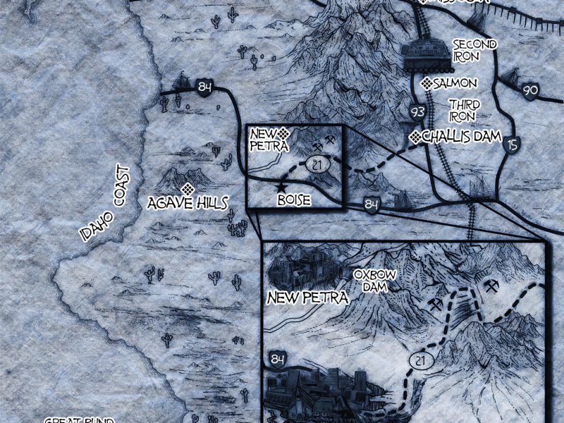 Helix: Wastelands of the Apocalypse Rail Map