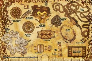 Carnival of the Fallen Nightmare Book Map by Feed the Multiverse Tiffany Munro